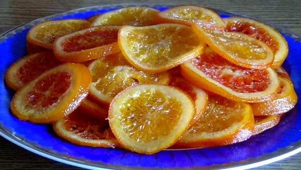 апельсины в карамели