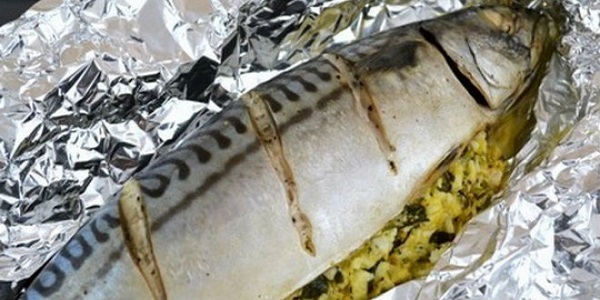 Скумбрия в фольге изображения Скумбрия в фольге изоражения