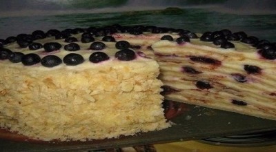 Торт «лесная ягодка» на сковороде