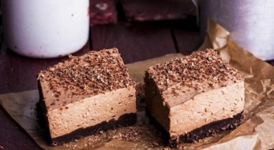 Шоколадно-творожный десерт для тех, кто на диете