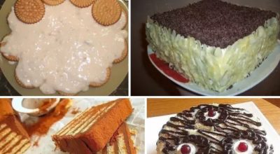 Торты из печенья — 5 лучших рецептов